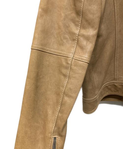 COACH（コーチ）COACH (コーチ) マルチポケットレザージャケット ブラウン サイズ:Sの古着・服飾アイテム