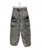 JUNN Jジュンジー）の古着「Knee Detachable Layered Pants」｜グレー