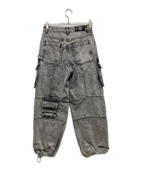 JUNN J（ジュンジー）JUNN J (ジュンジー) Knee Detachable Layered Pants グレー サイズ:34の古着・服飾アイテム