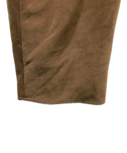 MaxMara（マックスマーラ）MaxMara (マックスマーラ) スウェードライクロングコート / 白タグ ブラウン サイズ:38の古着・服飾アイテム