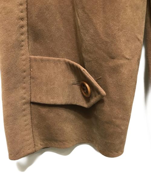 MaxMara（マックスマーラ）MaxMara (マックスマーラ) スウェードライクロングコート / 白タグ ブラウン サイズ:38の古着・服飾アイテム