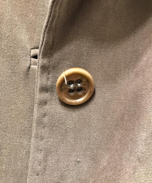 MaxMara（マックスマーラ）MaxMara (マックスマーラ) スウェードライクロングコート / 白タグ ブラウン サイズ:38の古着・服飾アイテム