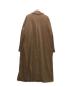 MaxMara (マックスマーラ) スウェードライクロングコート / 白タグ ブラウン サイズ:38：20000円