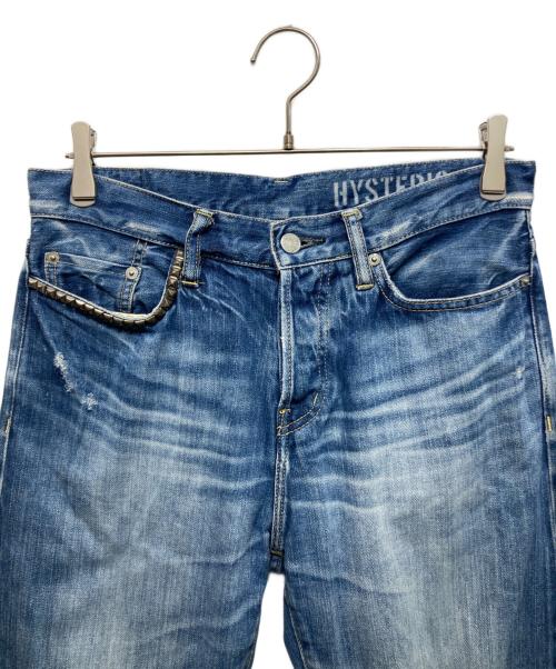 Hysteric Glamour（ヒステリックグラマー）Hysteric Glamour (ヒステリックグラマー) スタッズデニムパンツ インディゴ サイズ:Sの古着・服飾アイテム