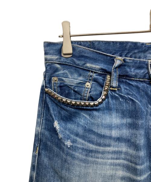 Hysteric Glamour（ヒステリックグラマー）Hysteric Glamour (ヒステリックグラマー) スタッズデニムパンツ インディゴ サイズ:Sの古着・服飾アイテム