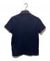 MONCLER (モンクレール) ブランド刺繍半袖ポロシャツ ネイビー サイズ:M：11000円