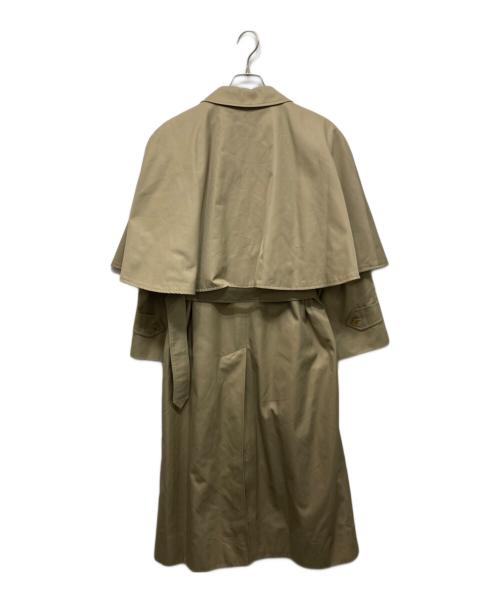 Burberry's（バーバリー）Burberry's (バーバリー) 裏地ノバチェック 比翼ステンカラーコート ベージュ サイズ:9AB2の古着・服飾アイテム