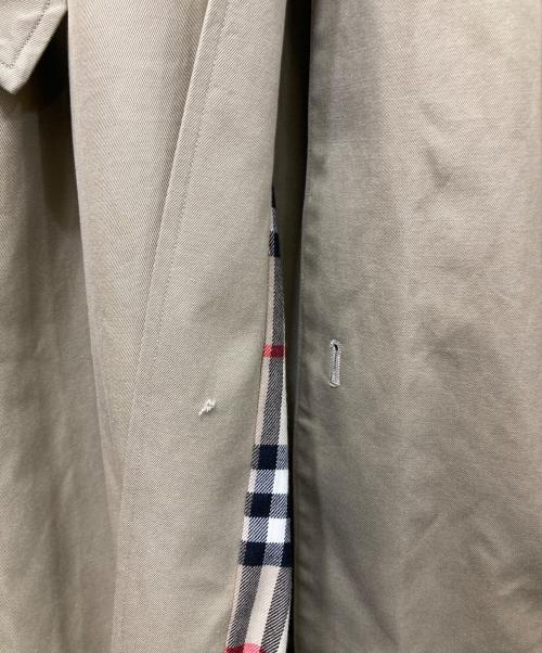 Burberry's（バーバリー）Burberry's (バーバリー) 裏地ノバチェック 比翼ステンカラーコート ベージュ サイズ:9AB2の古着・服飾アイテム
