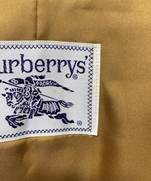 Burberry's（バーバリー）Burberry's (バーバリー) 裏地ノバチェック 比翼ステンカラーコート ベージュ サイズ:9AB2の古着・服飾アイテム