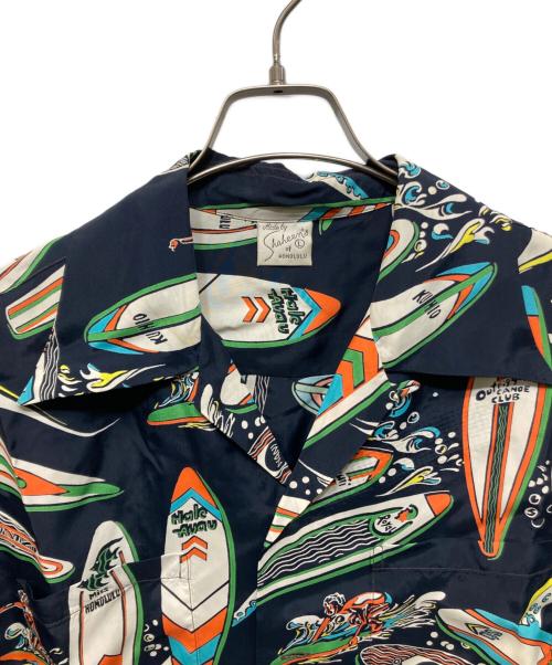 shaheen's（シャヒーン）shaheen's (シャヒーン) アロハシャツ ネイビー サイズ:Lの古着・服飾アイテム
