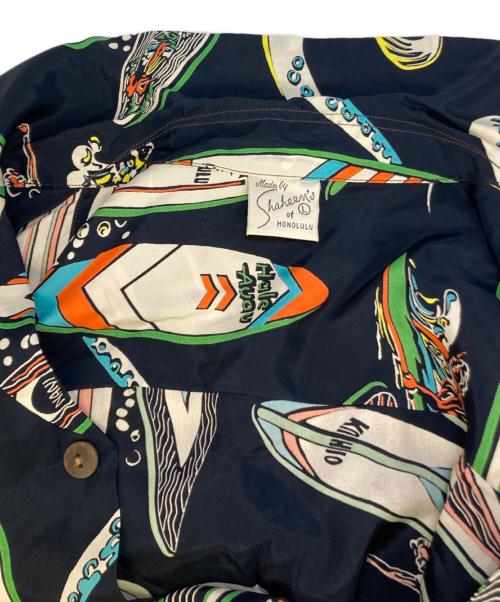 shaheen's（シャヒーン）shaheen's (シャヒーン) アロハシャツ ネイビー サイズ:Lの古着・服飾アイテム