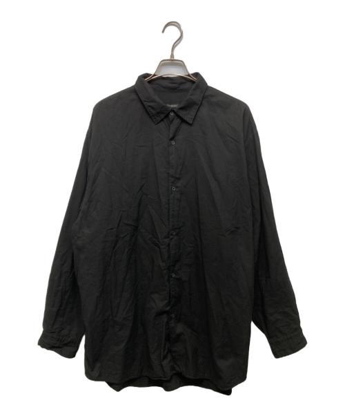 COMOLI（コモリ）COMOLI (コモリ) KHADIコットンWレイヤー コモリシャツ ブラック サイズ:3の古着・服飾アイテム
