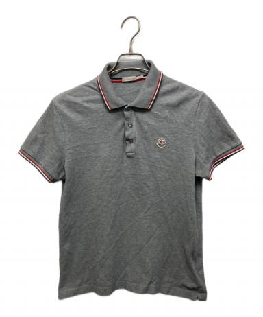 中古・古着通販】MONCLER (モンクレール) ポロシャツ グレー サイズ:M