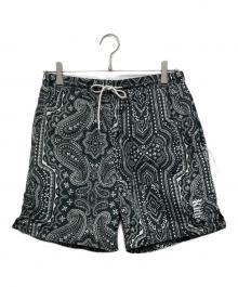 KITH（キス）の古着「ペイズリー柄ハーフパンツ」｜ブラック