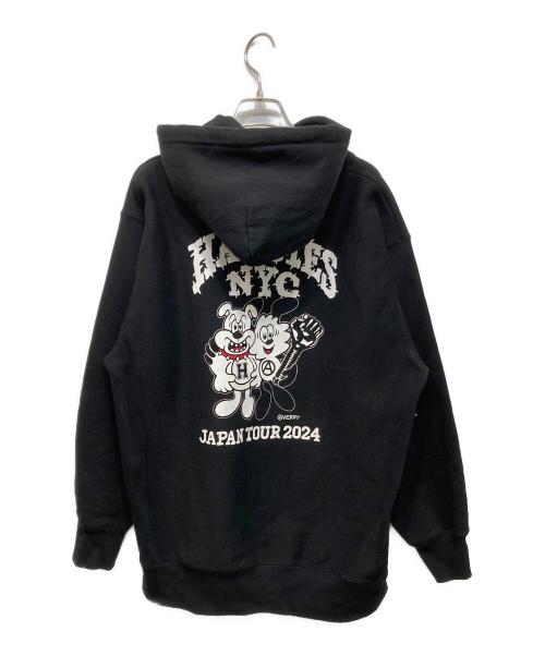HARDIES NYC（ハーディーズ）HARDIES NYC (ハーディーズ) VERDY (ヴェルディ) コラボパーカー ブラック サイズ:XLの古着・服飾アイテム