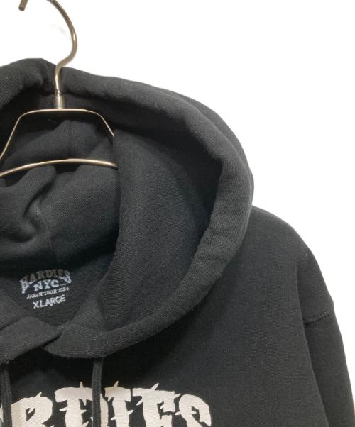 HARDIES NYC（ハーディーズ）HARDIES NYC (ハーディーズ) VERDY (ヴェルディ) コラボパーカー ブラック サイズ:XLの古着・服飾アイテム