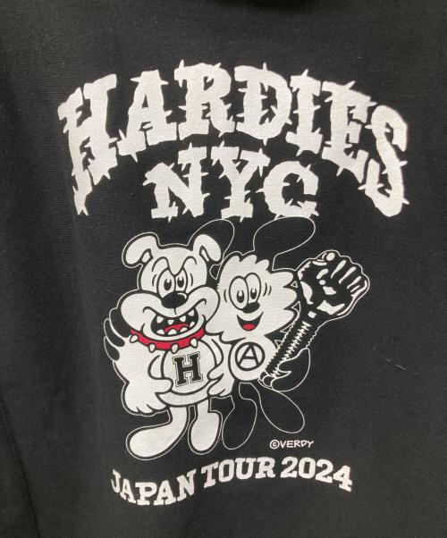 HARDIES NYC（ハーディーズ）HARDIES NYC (ハーディーズ) VERDY (ヴェルディ) コラボパーカー ブラック サイズ:XLの古着・服飾アイテム
