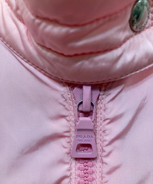 PRADA SPORTS（プラダスポーツ）PRADA SPORTS (プラダスポーツ) NYLON MOTO JACKET ピンク サイズ:42の古着・服飾アイテム