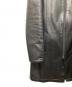 中古・古着 EMPORIO ARMANI (エンポリオ アルマーニ) レザーライクジップコート ブラック サイズ:54：40000円
