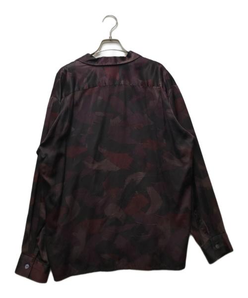 URU（ウル）URU (ウル) オープンカラーシャツ パープル サイズ:3の古着・服飾アイテム