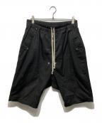 RICK OWENSリックオウエンス）の古着「Bela Pods ウーブンショーツ」｜ブラック
