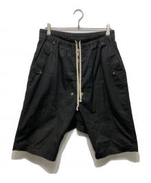 RICK OWENS（リックオウエンス）の古着「Bela Pods ウーブンショーツ」｜ブラック