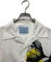 中古・古着 PRADA (プラダ) フローラルプリントポプリン半袖 シャツ ホワイト サイズ:XL：40000円