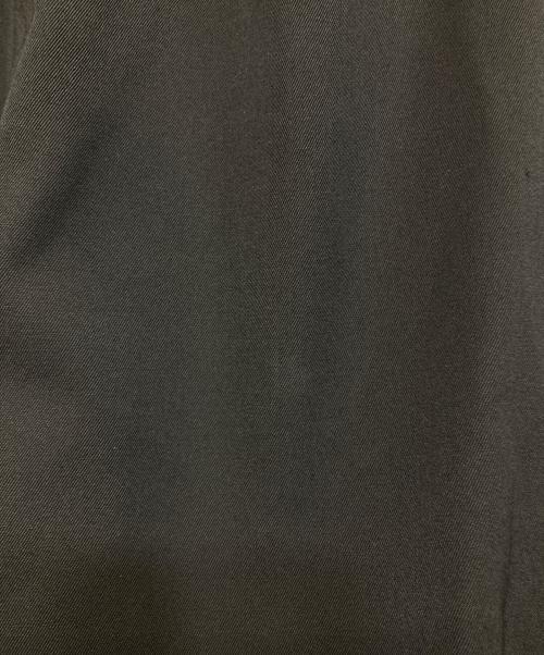 MARKA（マーカ）MARKA (マーカ) TWO TUCK BAGGY TROUSERS -2/60 WASHER WOOL GABARDINE ブラック サイズ:2の古着・服飾アイテム