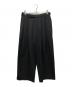 MARKA（マーカ）の古着「TWO TUCK BAGGY TROUSERS -2/60 WASHER WOOL GABARDINE」｜ブラック