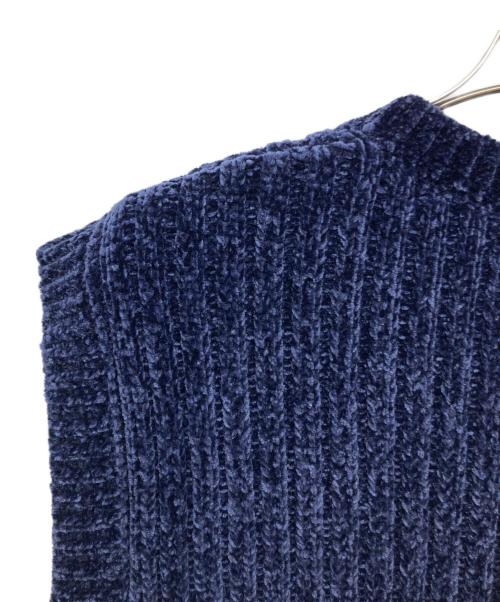 SUPREME（シュプリーム）Supreme (シュプリーム) CHENILLE SWEATER VEST ネイビー サイズ:Lの古着・服飾アイテム