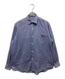 COMOLI（コモリ）の古着「コットンネル コモリシャツ」｜ブルー