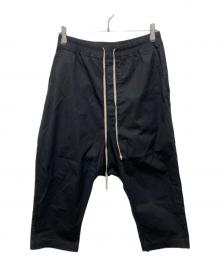 RICK OWENS（リックオウエンス）の古着「ドローストリング サルエルパンツ」｜ブラック