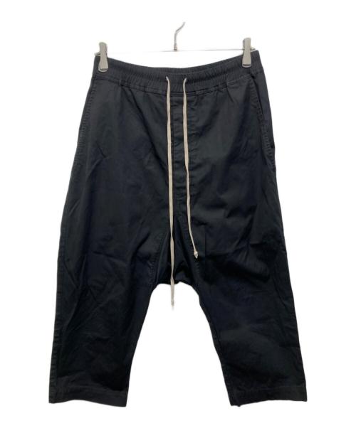 RICK OWENS（リックオウエンス）RICK OWENS (リックオウエンス) ドローストリング サルエルパンツ ブラック サイズ:48の古着・服飾アイテム