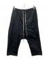 RICK OWENS（リックオウエンス）の古着「ドローストリング サルエルパンツ」｜ブラック