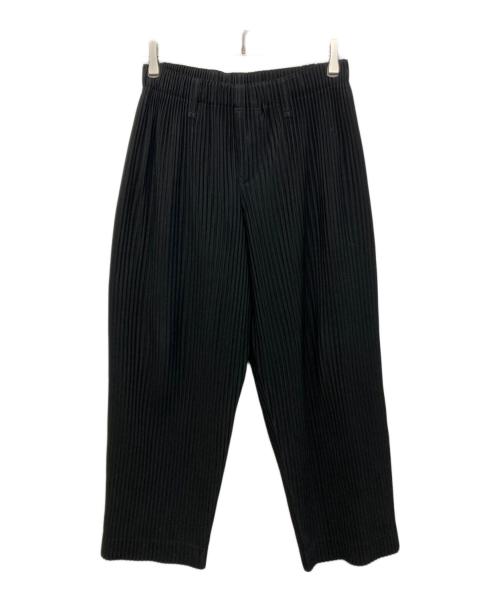 HOMME PLISSE ISSEY MIYAKE（オム プリッセ イッセイ ミヤケ）HOMME PLISSE ISSEY MIYAKE (オム プリッセ イッセイ ミヤケ) ベーシックプリーツパンツ ブラック サイズ:1の古着・服飾アイテム