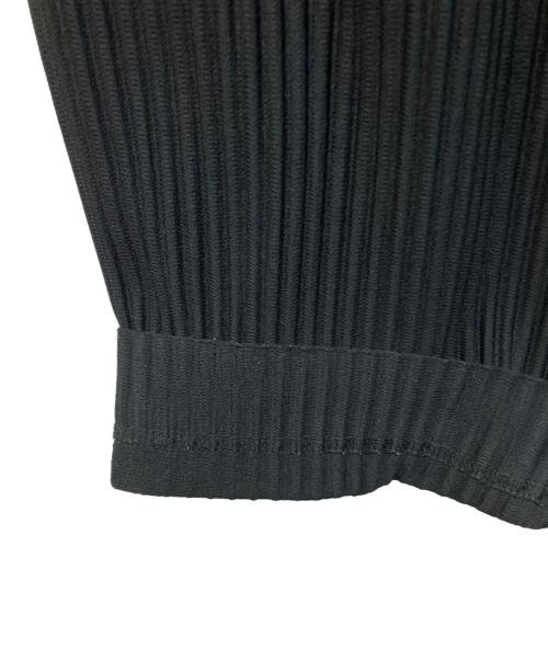 HOMME PLISSE ISSEY MIYAKE（オム プリッセ イッセイ ミヤケ）HOMME PLISSE ISSEY MIYAKE (オム プリッセ イッセイ ミヤケ) ベーシックプリーツパンツ ブラック サイズ:1の古着・服飾アイテム