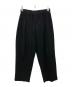 HOMME PLISSE ISSEY MIYAKE（オム プリッセ イッセイ ミヤケ）の古着「ベーシックプリーツパンツ」｜ブラック
