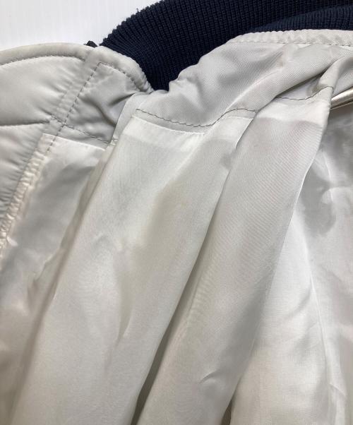sacai（サカイ）sacai (サカイ) MA-1×Melton Jacket / 19-04714  グレー×ネイビー サイズ:1の古着・服飾アイテム