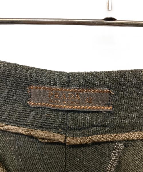 PRADA（プラダ）PRADA (プラダ) ウールスラックス / C-TK8925 ブラウン サイズ:42の古着・服飾アイテム