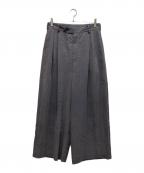 i'm hereアイムヒアー）の古着「ワイドパンツ」｜グレー