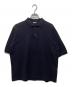 COMOLI（コモリ）の古着「鹿の子 半袖ポロシャツ」｜ネイビー