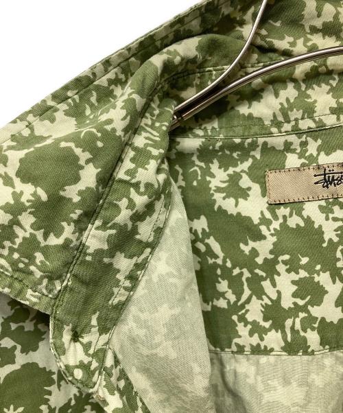 stussy（ステューシー）stussy (ステューシー) 半袖シャツ グリーン サイズ:MDの古着・服飾アイテム