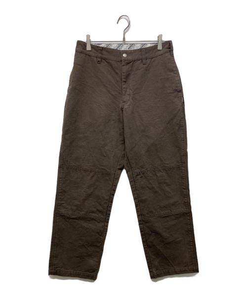 NEIGHBORHOOD（ネイバーフッド）NEIGHBORHOOD (ネイバーフッド) DOUBLE KNEE DUCK PANTS ブラウン サイズ:Sの古着・服飾アイテム