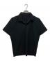 HOMME PLISSE ISSEY MIYAKE（オム プリッセ イッセイ ミヤケ）の古着「プリーツポロシャツ」｜ブラック