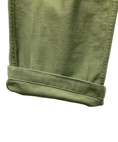 US ARMY（ユーエスアーミー）US ARMY (ユーエスアーミー) アジャスター付ベイカーパンツ オリーブ サイズ:34×31の古着・服飾アイテム