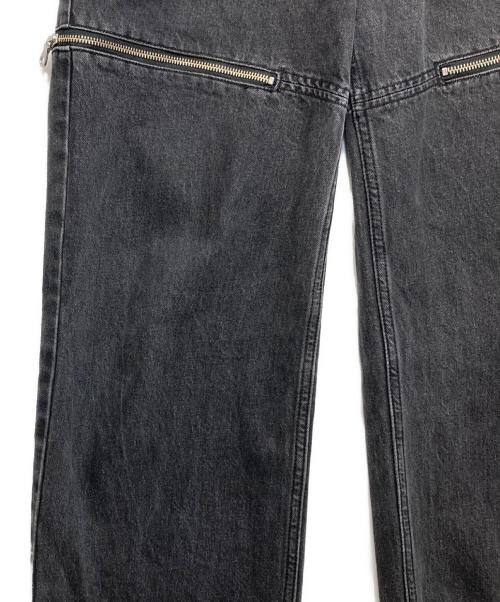 MAISON SPECIAL（メゾンスペシャル）MAISON SPECIAL (メゾンスペシャル) Side Slash Denim Pants ブラック サイズ:38の古着・服飾アイテム