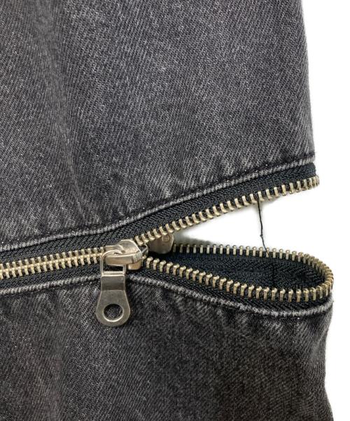 MAISON SPECIAL（メゾンスペシャル）MAISON SPECIAL (メゾンスペシャル) Side Slash Denim Pants ブラック サイズ:38の古着・服飾アイテム