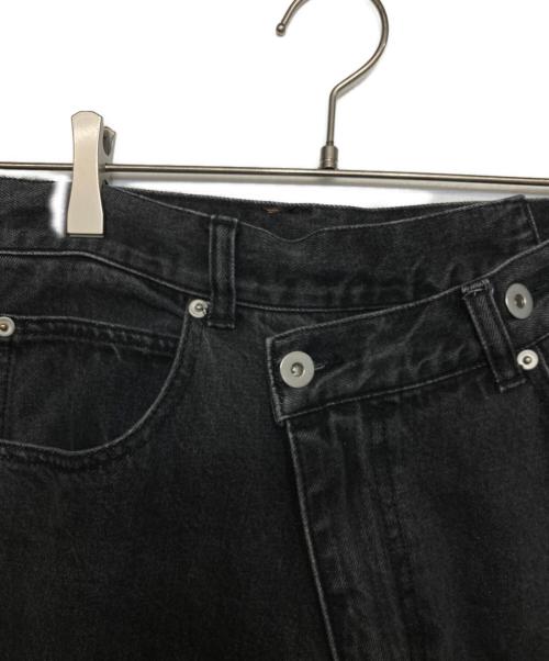 MAISON SPECIAL（メゾンスペシャル）MAISON SPECIAL (メゾンスペシャル) Side Slash Denim Pants ブラック サイズ:38の古着・服飾アイテム