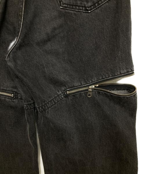 MAISON SPECIAL（メゾンスペシャル）MAISON SPECIAL (メゾンスペシャル) Side Slash Denim Pants ブラック サイズ:38の古着・服飾アイテム