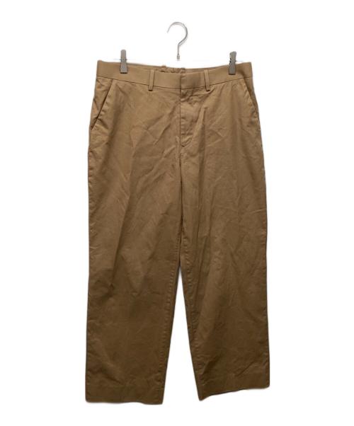 AURALEE（オーラリー）AURALEE (オーラリー) COTTON SILK GABARDINE SLACKS ブラウン サイズ:５の古着・服飾アイテム